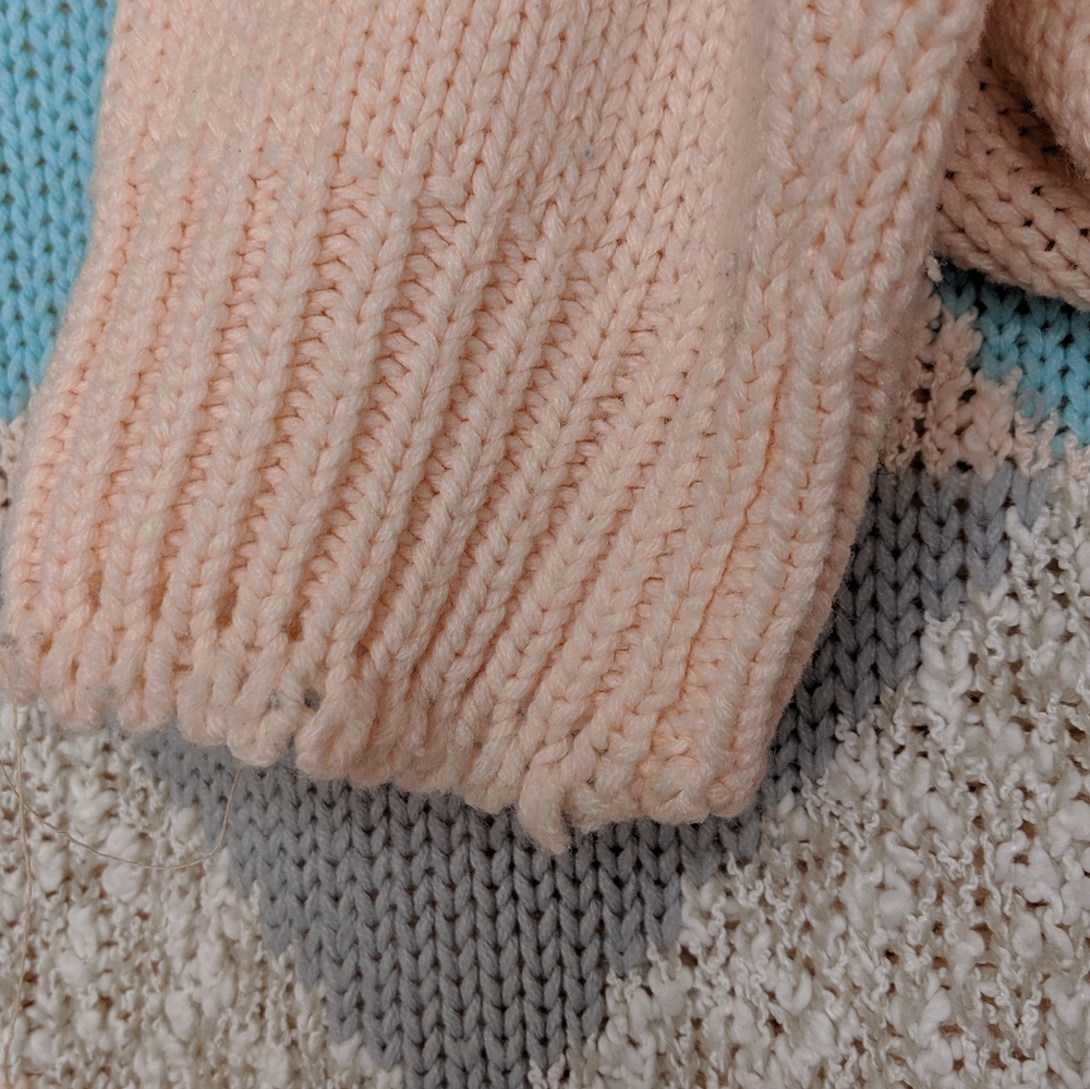 Vintage Knit Sweater Mock Neck - Picture 7 of 8